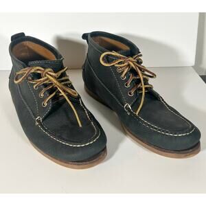 L.L. Bean Leather Signature Jackman Ranger Moc Black Chukka Boots Men’s 8.5